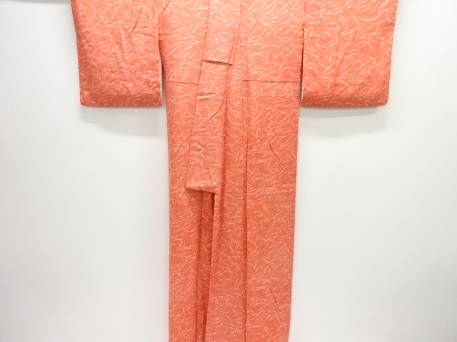  松葉散らし模様小紋着物